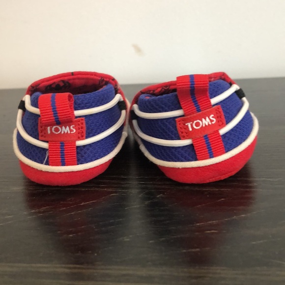 Toms Spider-Man Slippers size T4 NEW - Picture 3 of 4